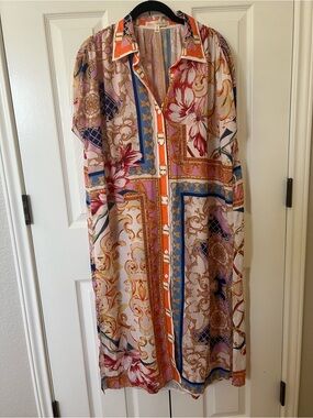 Her.. Bottari Printed Button-Front Dress